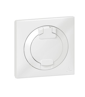 Prise de courant 2P+T à puits Blanc Complet - IP44 / Legrand