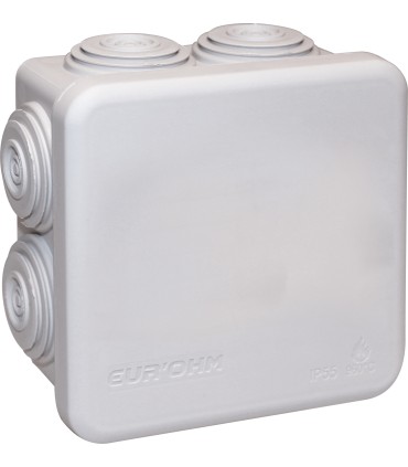 Boite de dérivation 80x80x45 étanche IP55