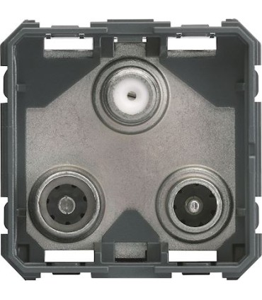 Prise TV + FM + SAT Gallery directe 2 entrées 2 modules