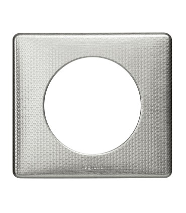 Plaque Céliane Métal 1 poste - finition Alu Snake