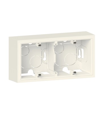 Cadre saillie 2 postes Dooxie Blanc / Legrand