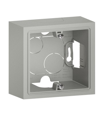 Cadre saillie 1 poste Dooxie Aluminium / Legrand
