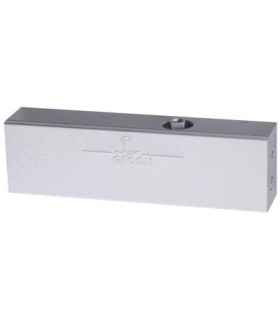 Corps seul de ferme-porte GR200, force 2, 3 et 4 argent.