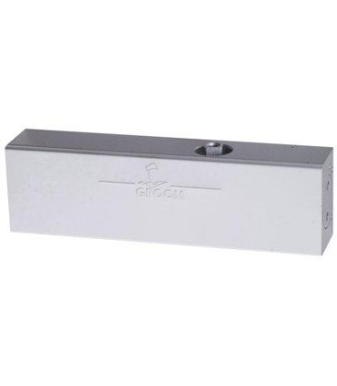 Corps seul de ferme-porte GR200, force 2, 3 et 4 argent.