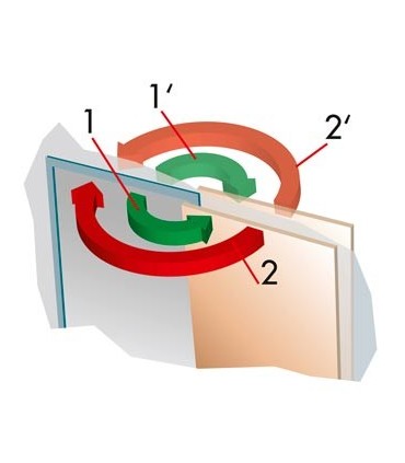 Charnières à ressort Double action N°39 Argent