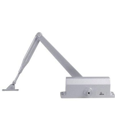 Ferme-porte GR101 bras standard Argent