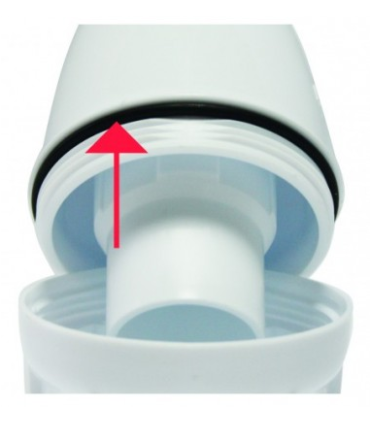 Tubulure gain d'espace universelle pour évier 2 cuves, joints intégrés, montage ultra rapide