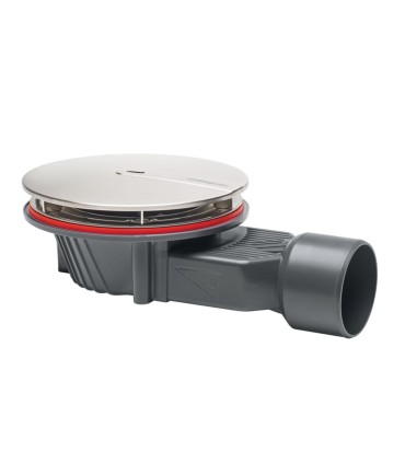 Bonde Slim+ pour douche ou receveur plat  Ø 90 mm / Hauteur 40 mm.