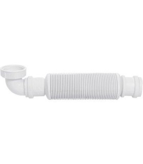 Siphon de lavabo et évier SENZO extra-plat et flexible Ø32 mm