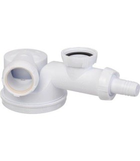 SIPHON EVIER GAIN PLACE 1 CUVE Sortie orientable Ø40 mm