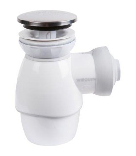 Ensemble TOUT EN 1 Siphon + Bonde Quick-Clac pour lavabos, vasques et lave-mains