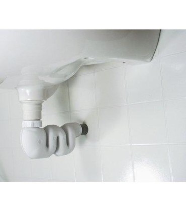 SIPHON LAVABO SOUPLE ET COMPACT