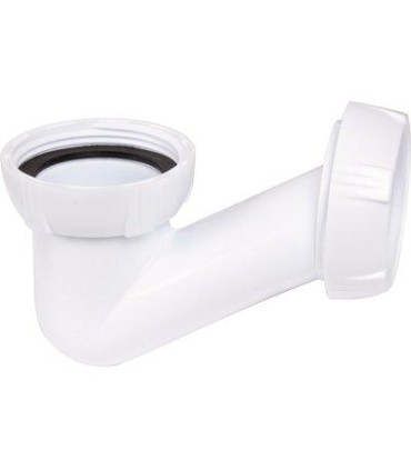 Siphon "V" de baignoire gain de place