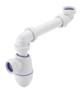 Siphon de lavabo Easyphon déporté avec tubulure arrière Ø 32 mm
