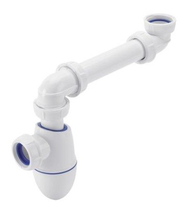 Siphon de lavabo Easyphon déporté avec tubulure arrière Ø 32 mm