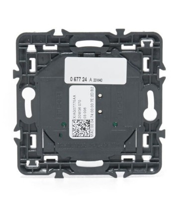 Commande double sans fils éclairage/prise Céliane with Netatmo enjoliveur blanc