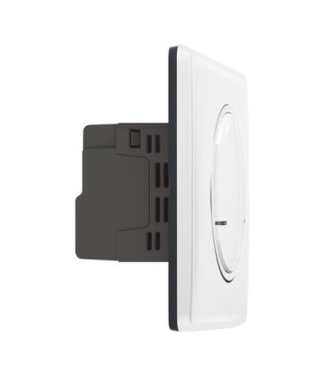 Interrupteur double connecté avec Neutre Céliane with Netatmo - plaque blanc