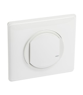 Commande sans fils ON/OFF Céliane with Netatmo plaque blanc