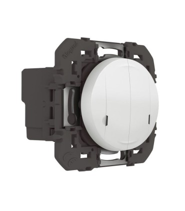 Interrupteur double avec Neutre connecté dooxie with Netatmo blanc