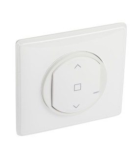 Commande centralisée sans fils volets Céliane with Netatmo - plaque blanc