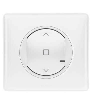 Commande centralisée sans fils volets Céliane with Netatmo - plaque blanc