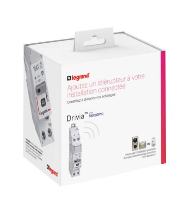 Télérupteur connecté DRIVIA with Netatmo silencieux 16AX 230V 1 module