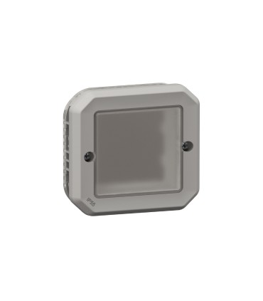 Adaptateur Plexo avec membrane souple pour Mosaic - composable gris / Legrand