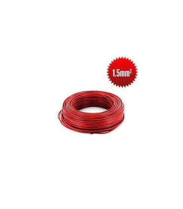 Câble H07VK 1,5 mm² ROUGE Couronne 100m