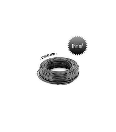 Câble Fil H07VK 16 mm² NOIR, souple au mètre