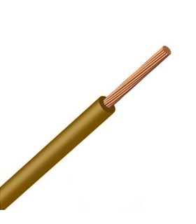 Câble Fil H07VK 6 mm² MARRON, souple au mètre