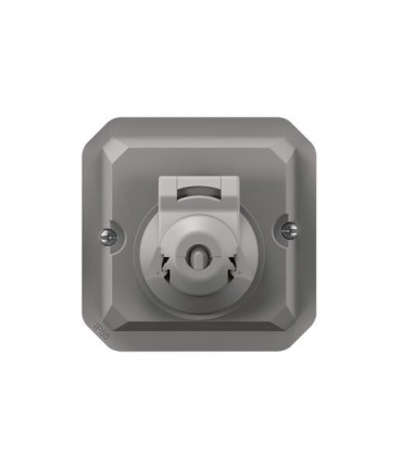 Adaptateur Plexo pour prise RJ45 Mosaic - composable gris / Legrand