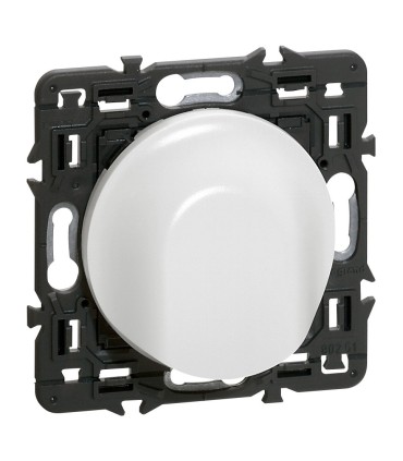 Sortie de câble Céliane avec serre-câbles- BLANC