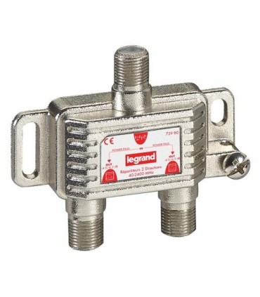 Répartiteur hertzien-satellite Legrand 2 sorties 'F' - 0-2400 MHz