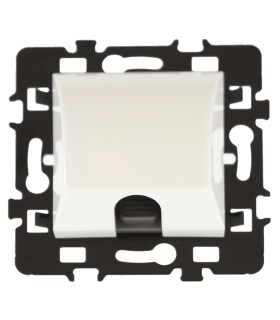 Sortie de câble blanche 10/20A Esprit