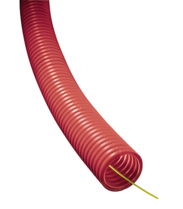 Gaine TPC Rouge Diam. 40mm Double Paroi long, 25m  cable