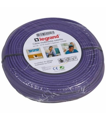 Câble Grade 3 multimédia TV + satellite F/FTP - LSZH - 100 ohms - long. 100 m