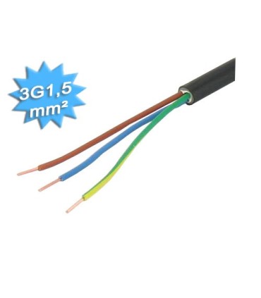 Câble R2V CU 3G1,5 DISTINGO / Couronne de 50m