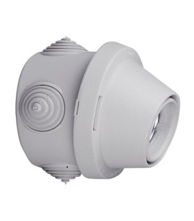 Douille patère étanche Plexo culot à vis E27 - IP20 - Classe II