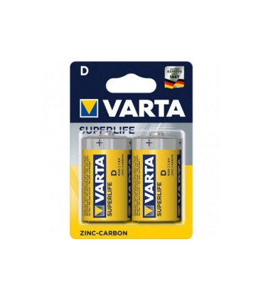 2 Piles Salines D / LR20 1.5 V Varta SuperLife