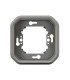 Support plaque encastré 1 poste Plexo gris / Legrand