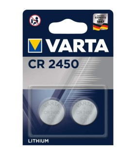 2 Piles bouton CR2450 Lithium 3V