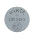 2 Piles bouton CR2450 Lithium 3V