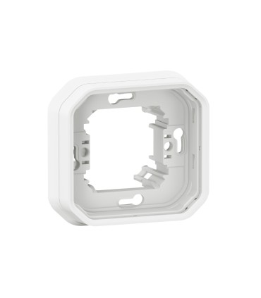 Support plaque encastré 1 poste Plexo blanc / Legrand