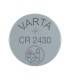 2 piles bouton CR2430 Lithium 3V