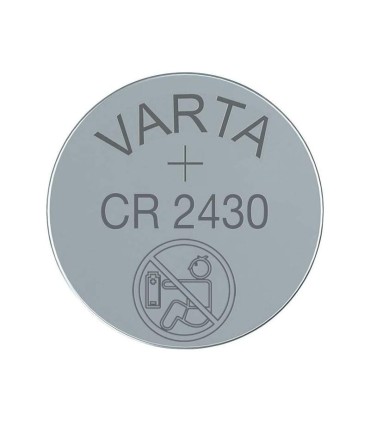 2 piles bouton CR2430 Lithium 3V