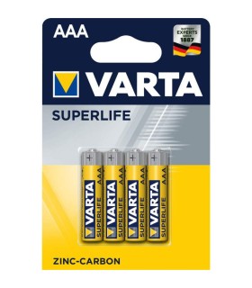 4 Piles Salines AAA / LR03 SuperLife