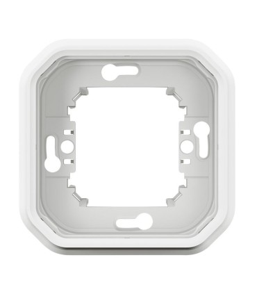 Support plaque encastré 1 poste Plexo blanc / Legrand