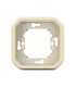 Support plaque encastré 1 poste Plexo sable / Legrand