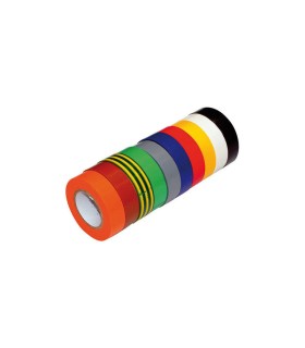 Lot de 10 rubans adhésifs d'électricien