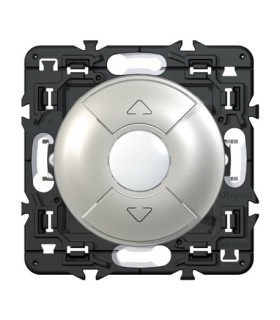 Interrupteur Céliane volets roulants  stores bannes - enjoliveur titane